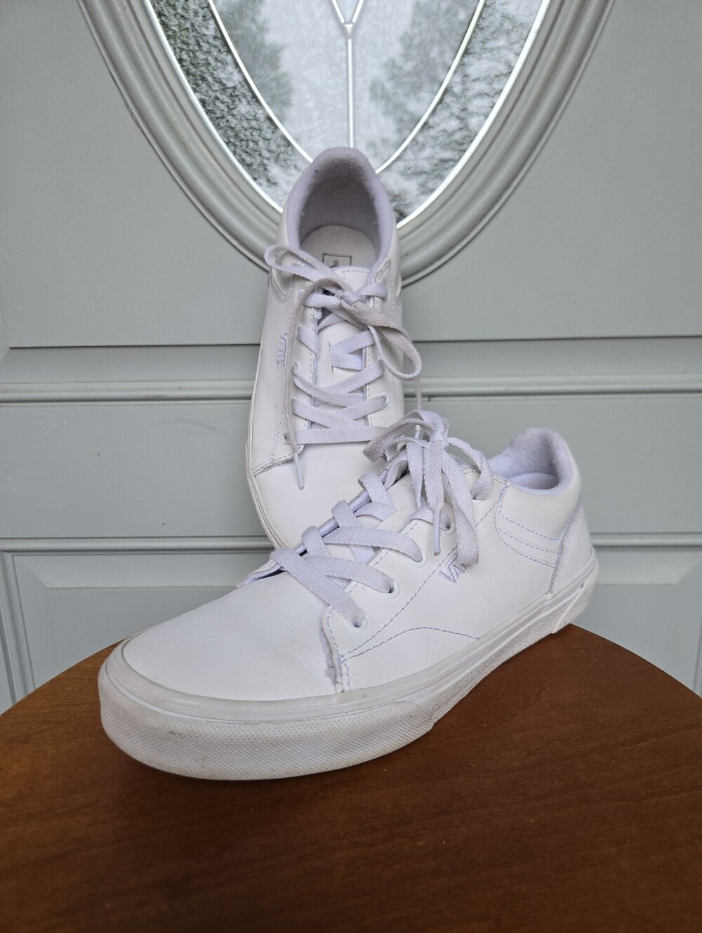 VANS Seldan Sneaker White Leather Youth